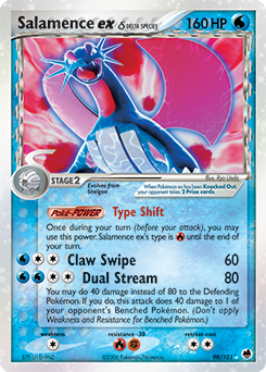 Salamence ex δ #98 Salamence ex δ - Dragon Frontiers - #98 - Pokemon TCG card