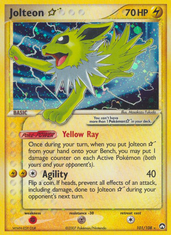Jolteon ★ - Power Keepers - #101 - Pokemon TCG card