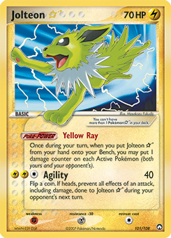 Jolteon ★ - Power Keepers - #101 - Pokemon TCG card