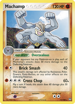 Machamp - Power Keepers - #11 - Pokemon TCG card