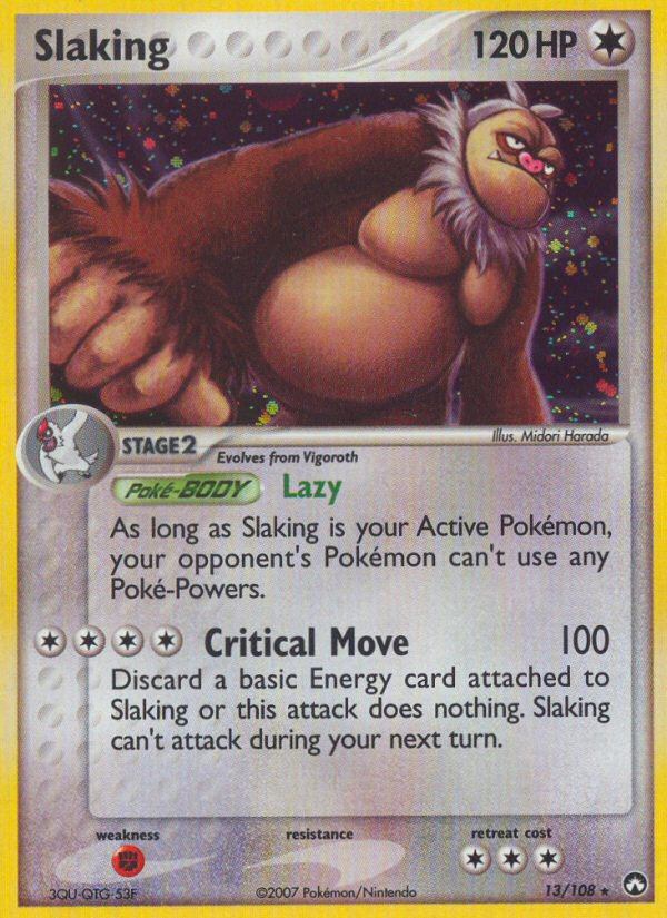 Slaking - Power Keepers - #13 - Pokemon TCG card