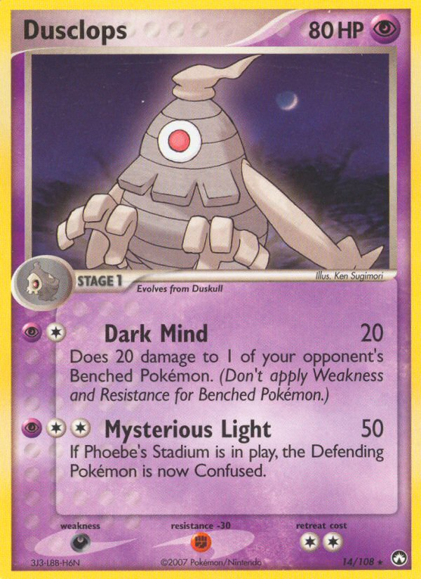 Dusclops - Power Keepers - #14 - Pokemon TCG card