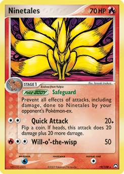 Ninetales #19 Ninetales - Power Keepers - #19 - Pokemon TCG card