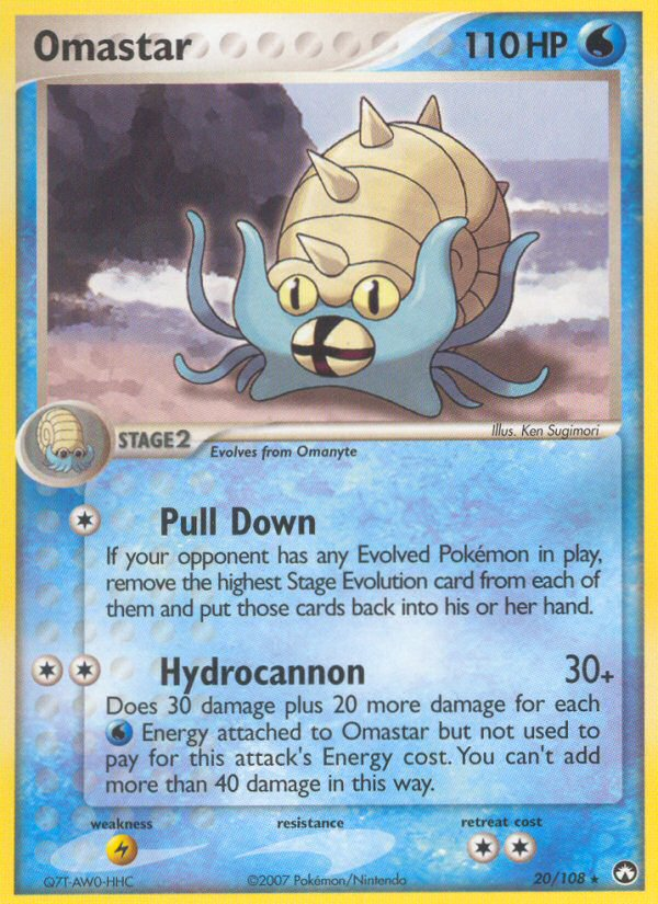 Omastar - Power Keepers - #20 - Pokemon TCG card