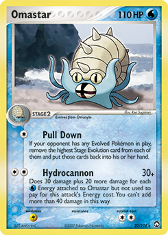 Omastar #20 Omastar - Power Keepers - #20 - Pokemon TCG card