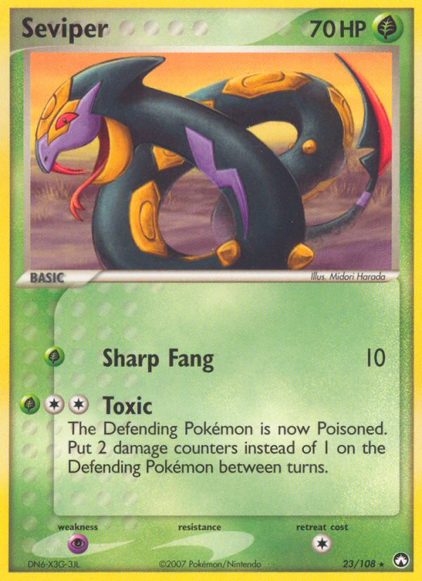 Seviper - Power Keepers - #23 - Pokemon TCG card