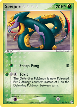 Seviper #23 Seviper - Power Keepers - #23 - Pokemon TCG card
