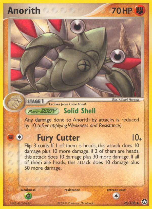 Anorith - Power Keepers - #26 - Pokemon TCG card