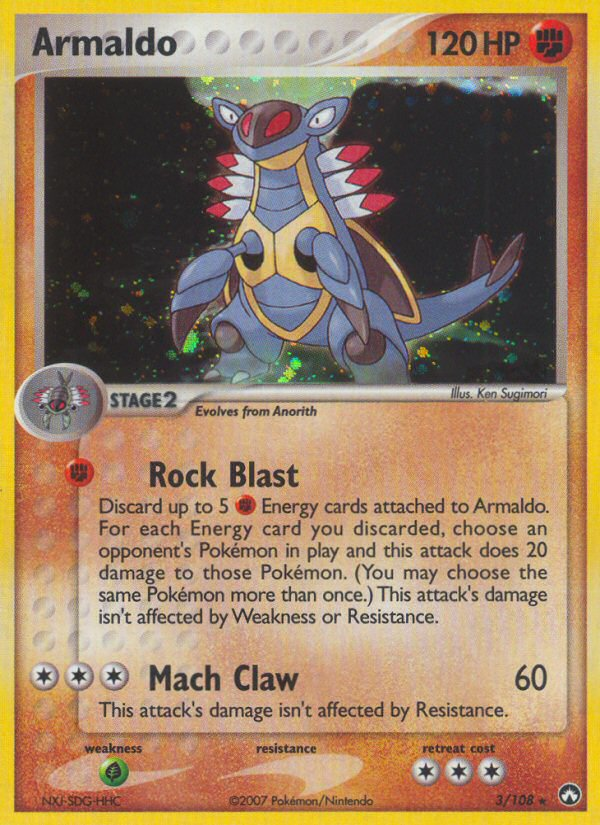 Armaldo - Power Keepers - #3 - Pokemon TCG card