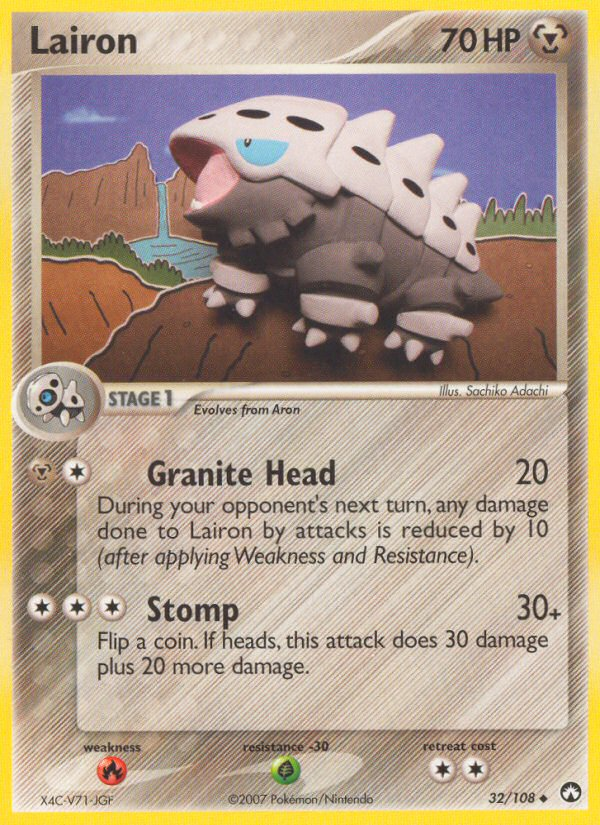 Lairon - Power Keepers - #32 - Pokemon TCG card