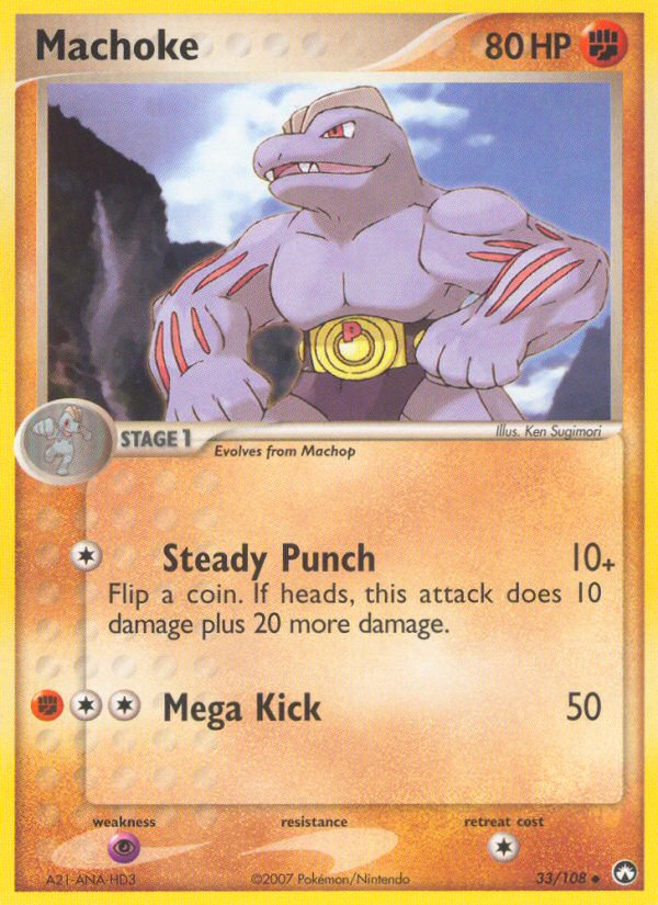 Machoke - Power Keepers - #33 - Pokemon TCG card