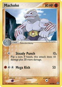 Machoke - Power Keepers - #33 - Pokemon TCG card