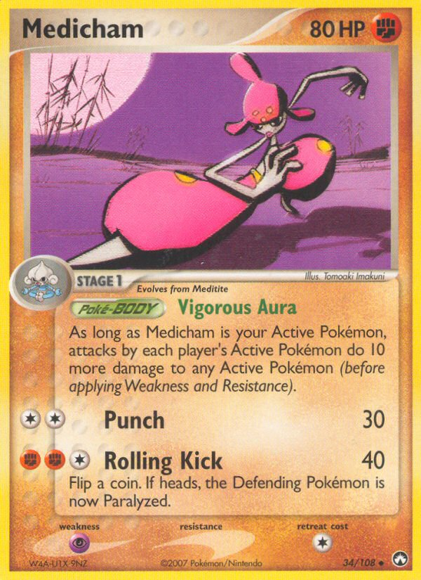 Medicham - Power Keepers - #34 - Pokemon TCG card