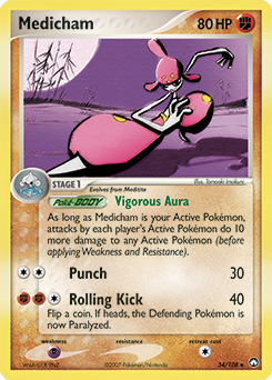 Medicham #34 Medicham - Power Keepers - #34 - Pokemon TCG card