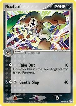 Nuzleaf #36 Nuzleaf - Power Keepers - #36 - Pokemon TCG card