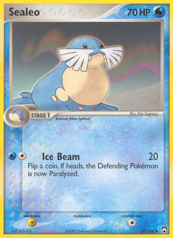 Sealeo - Power Keepers - #37 - Pokemon TCG card