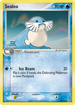 Sealeo #37 Sealeo - Power Keepers - #37 - Pokemon TCG card