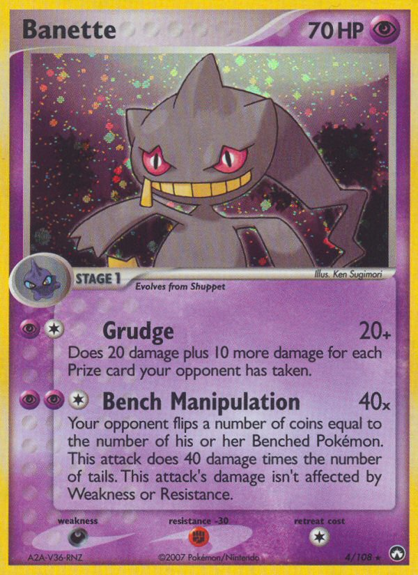 Banette - Power Keepers - #4 - Pokemon TCG card