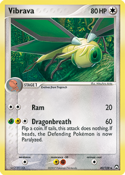 Vibrava #40 Vibrava - Power Keepers - #40 - Pokemon TCG card