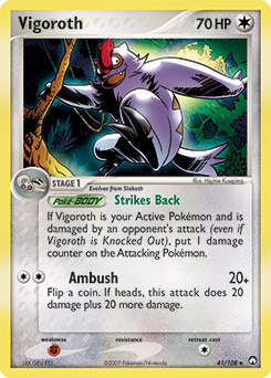 Vigoroth - Power Keepers - #41 - Pokemon TCG card