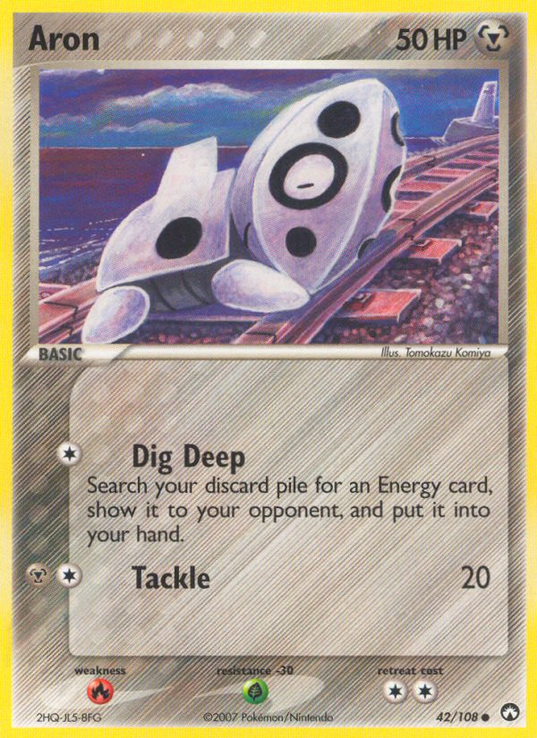 Aron - Power Keepers - #42 - Pokemon TCG card