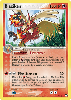 Blaziken #5 Blaziken - Power Keepers - #5 - Pokemon TCG card