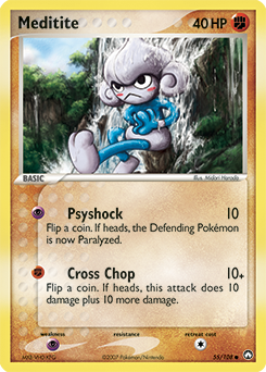Meditite - Power Keepers - #55 - Pokemon TCG card