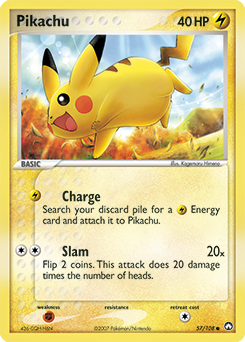 Pikachu #57 Pikachu - Power Keepers - #57 - Pokemon TCG card