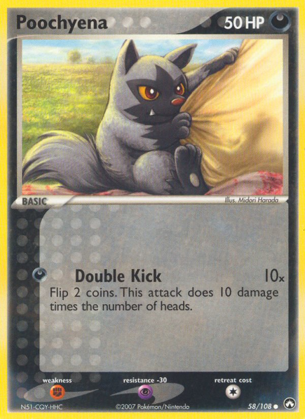 Poochyena - Power Keepers - #58 - Pokemon TCG card