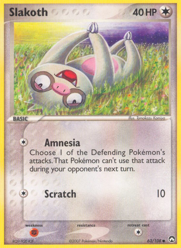 Slakoth - Power Keepers - #63 - Pokemon TCG card