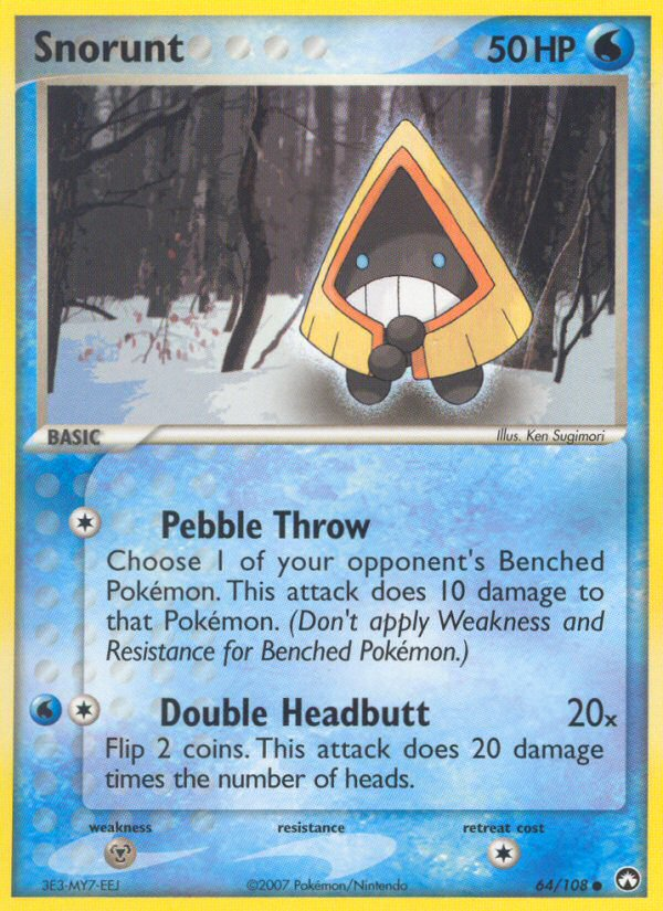 Snorunt - Power Keepers - #64 - Pokemon TCG card