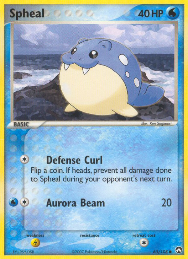 Spheal - Power Keepers - #65 - Pokemon TCG card