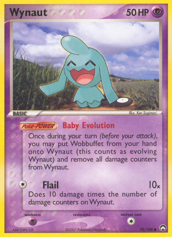 Wynaut - Power Keepers - #70 - Pokemon TCG card