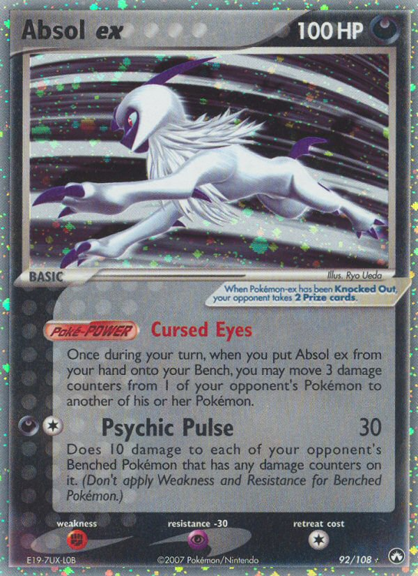 Absol ex - Power Keepers - #92 - Pokemon TCG card
