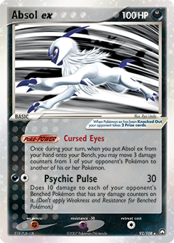 Absol ex #92 Absol ex - Power Keepers - #92 - Pokemon TCG card