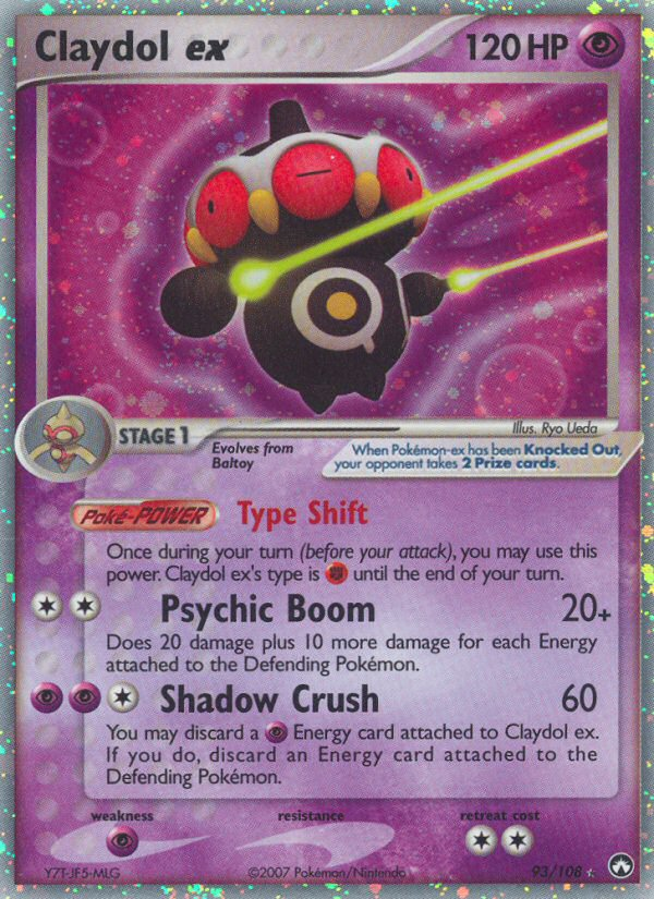 Claydol ex - Power Keepers - #93 - Pokemon TCG card