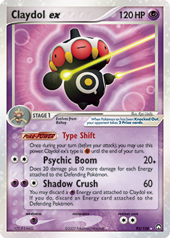 Claydol ex #93 Claydol ex - Power Keepers - #93 - Pokemon TCG card
