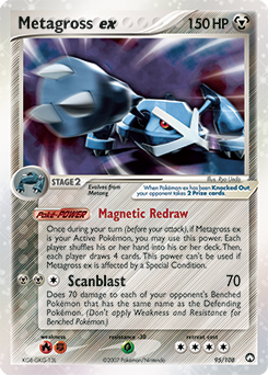 Metagross ex - Power Keepers - #95 - Pokemon TCG card