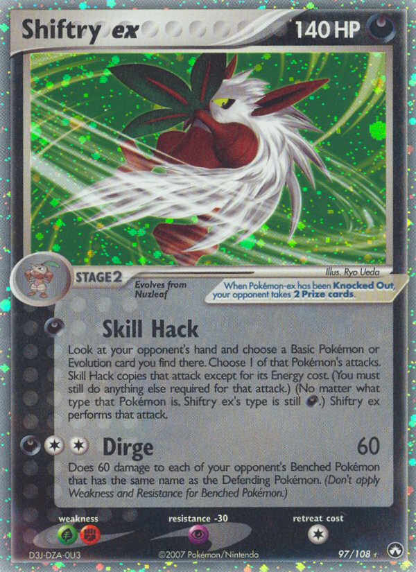 Shiftry ex - Power Keepers - #97 - Pokemon TCG card