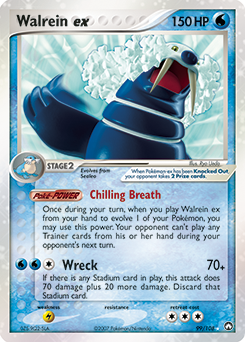 Walrein ex #99 Walrein ex - Power Keepers - #99 - Pokemon TCG card