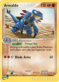 Armaldo - Sandstorm - #1 - Pokemon TCG card