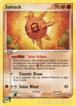 Solrock - Sandstorm - #13 - Pokemon TCG card