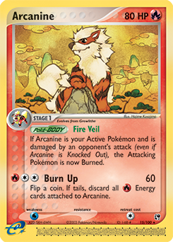 Arcanine #15 Arcanine - Sandstorm - #15 - Pokemon TCG card