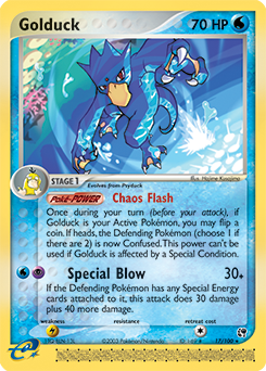 Golduck #17 Golduck - Sandstorm - #17 - Pokemon TCG card