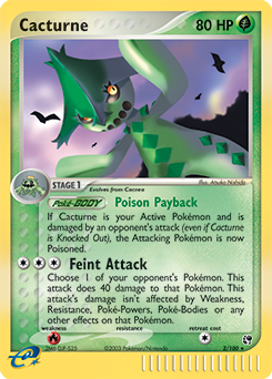 Cacturne - Sandstorm - #2 - Pokemon TCG card
