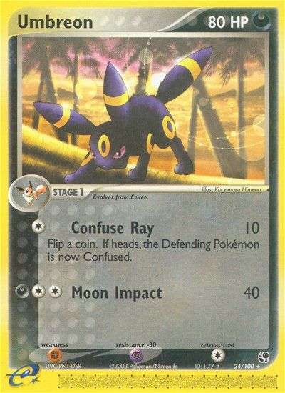 Umbreon - Sandstorm - #24 - Pokemon TCG card