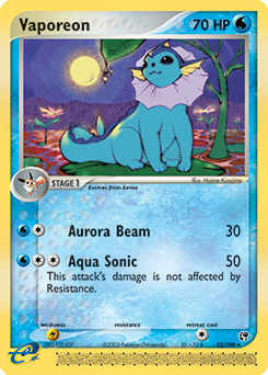 Vaporeon #25 Vaporeon - Sandstorm - #25 - Pokemon TCG card