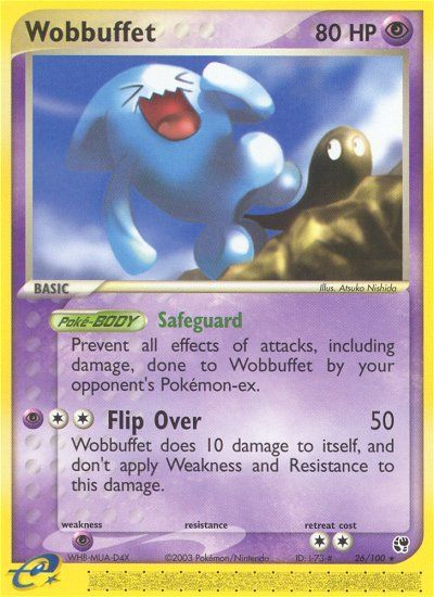 Wobbuffet - Sandstorm - #26 - Pokemon TCG card