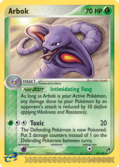 Arbok #29 Arbok - Sandstorm - #29 - Pokemon TCG card