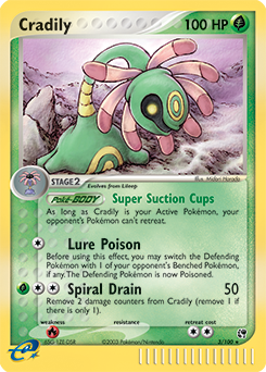 Cradily - Sandstorm - #3 - Pokemon TCG card
